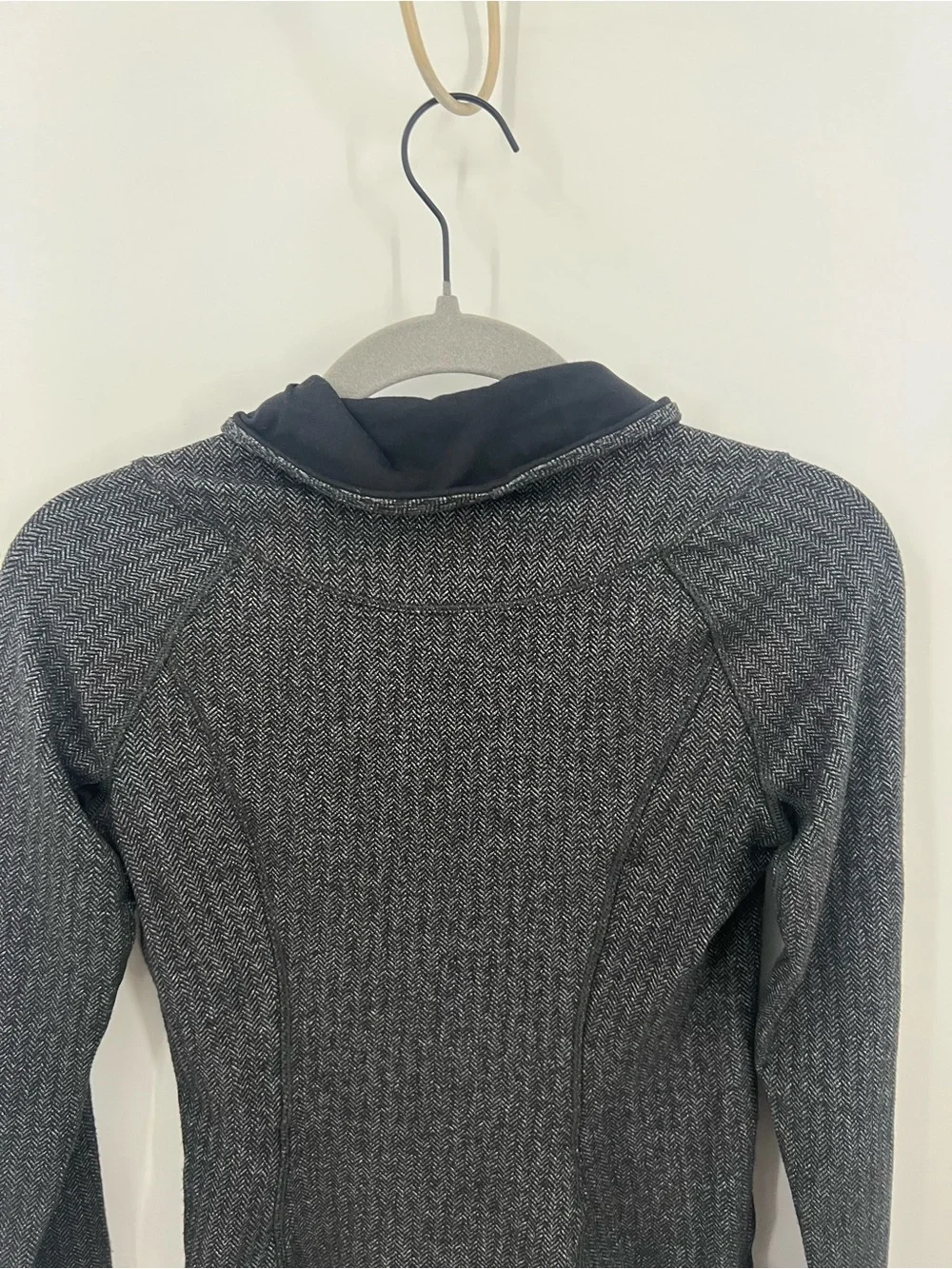 lululemon athletica Think Fast Zip Pullover heathered herringbone